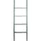 Ekena Millwork 19"W x 60"H x 3 1/2"D Vintage Farmhouse 4 Rung Ladder, Barnwood Decor Collection, Driftwood Blue DECR019X060X04LDRBU - alternate 5